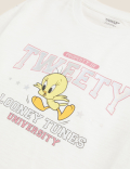 Pure Cotton Looney Tunes™ Long Sleeve Top