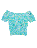 Floral Shirred Top (6-16 Yrs)