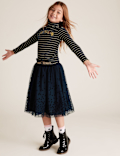 Harry Potter™ Hogwarts Roll Neck Top (6-16 Yrs)