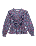 Floral Frill Blouse (6-16 Yrs)