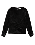 Velvet Pleated Top (6-16 Yrs)
