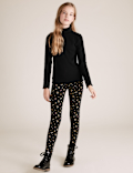 Cotton Roll Neck Top (6-16 Yrs)