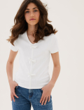 Pure Cotton Bow Top (6-16 Yrs)