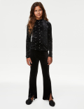 Velvet Glitter Stars Top (6-16 Yrs)