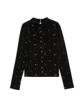 Velvet Glitter Stars Top (6-16 Yrs)