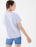 Pure Cotton Positive Mind Slogan T-Shirt (6-16 Yrs)