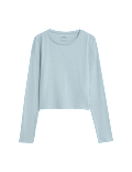 Cotton Rich Ribbed Plain Top (6-16 Yrs)