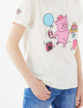 Pure Cotton Percy Pig™ T-Shirt (2-16 Yrs)