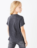 Cotton Party Animal Slogan T-Shirt (3-16 Years)