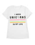 Cotton Sequin Unicorn T-Shirt (6-16 Yrs)