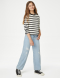 Pure Cotton Striped Top (6-16 Yrs)