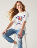 Pure Cotton Minnie™ Slogan T-Shirt