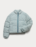 Stormwear&trade; Gingham Puffer Jacket (6-16 Yrs)