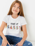 Pure Cotton Gem Sassy Slogan T-Shirt (6-16 Yrs)