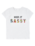 Pure Cotton Gem Sassy Slogan T-Shirt (6-16 Yrs)