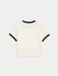 Cotton Rich Shell Print Ribbed T-Shirt (6-16 Yrs)