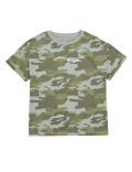 Pure Cotton Camouflage Slogan T-Shirt (6-16 Yrs)