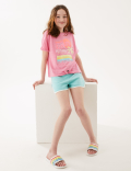 Cotton Blend Festival Graphic T-Shirt (6-16 Yrs)