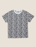 Pure Cotton Animal Print T-Shirt (6-16 Yrs)