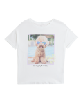 Pure Cotton Dog Print T-Shirt (6-16 Yrs)