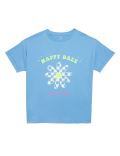 Pure Cotton Happy Daze Slogan T-Shirt (6-16 Yrs)