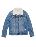 Denim Borg Lined Jacket (6-16 Yrs)