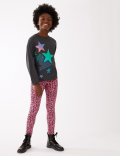 Pure Cotton Glitter Star Top