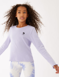 Cotton Rich Peace Slogan Top (6-16 Yrs)