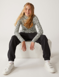 Cotton Rich Leopard Print Top