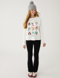 Pure Cotton Dog Print Top