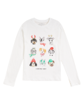 Pure Cotton Dog Print Top