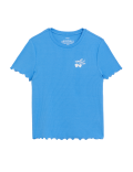 Cotton Rich Embroidered Ribbed T-Shirt