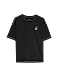 Pure Cotton Embroidered T-Shirt (2-16 Yrs)