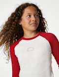 Cotton Rich Slogan Top (6-16 Yrs)