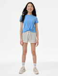 Cotton Rich Twist Front T-Shirt (6-16 Yrs)