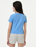 Cotton Rich Twist Front T-Shirt (6-16 Yrs)