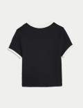 Cotton Rich Ribbed T-Shirt (6-16 Yrs)