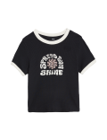 Cotton Rich Ribbed T-Shirt (6-16 Yrs)