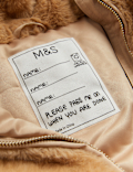 Faux Fur Hooded Bomber