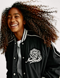 New York Embroidery Bomber Jacket (6-16 Yrs)