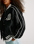 New York Embroidery Bomber Jacket (6-16 Yrs)