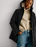 Faux Fur Lined Fisherman Coat (6-16 Yrs)