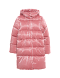 Longline Padded Hooded Coat (6-16 Yrs)