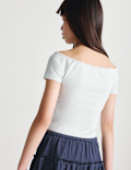 Cotton Rich Bardot Top and Skort Outfit (6-16 Yrs)