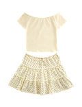 Cotton Rich Bardot Top and Skort Outfit (6-16 Yrs)
