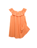 Gingham Check Baby Doll Dress (6-16 Yrs)