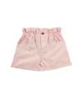 Cotton Paper Bag Waist Shorts (6-16 Yrs)