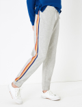 Cotton Rich Rainbow Side Stripe Joggers (6-16 Yrs)