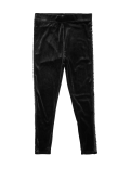 Velvet Sequin Side Stripe Leggings (6-16 Yrs)