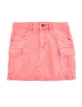 Coloured Denim Cargo Skirt (6-16 Yrs)